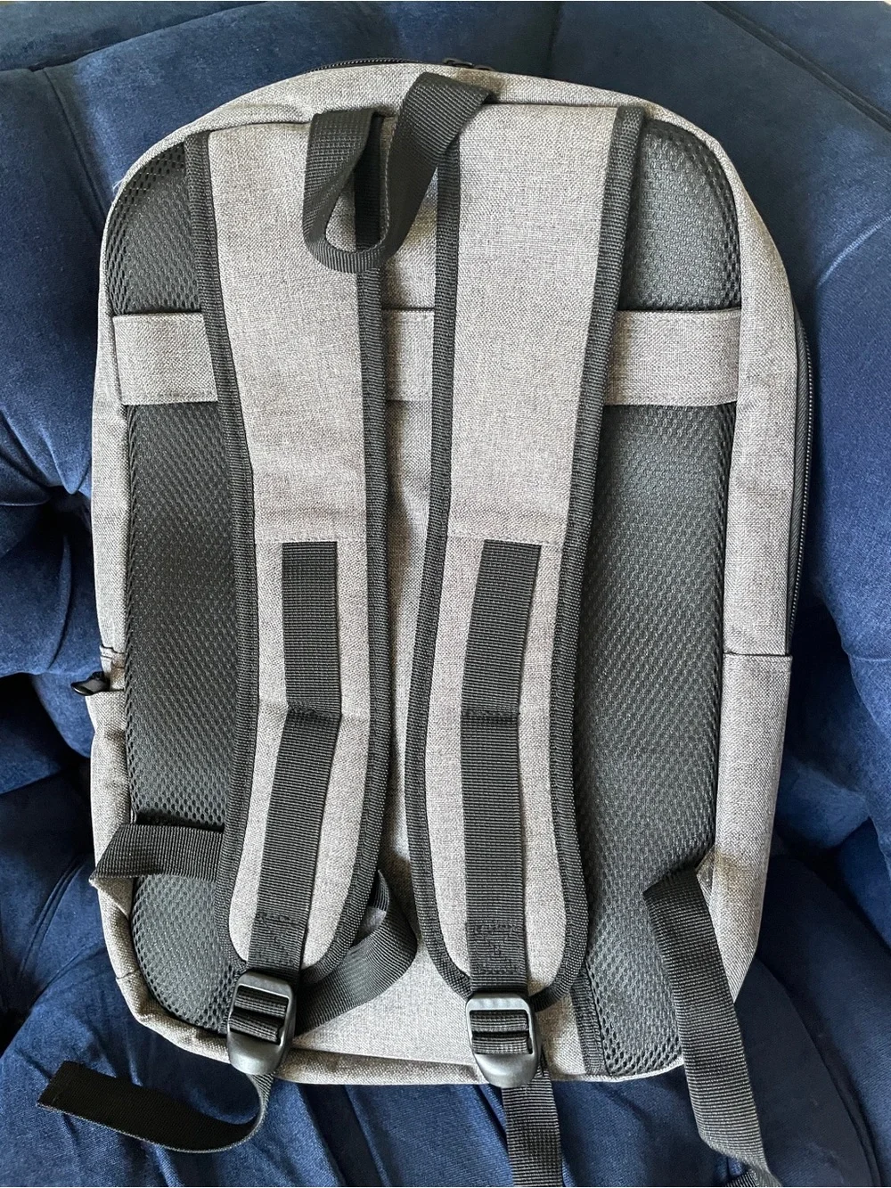 NEW Ferguson Padded Laptop Backpack- Grey Slim Travel & Work Bag